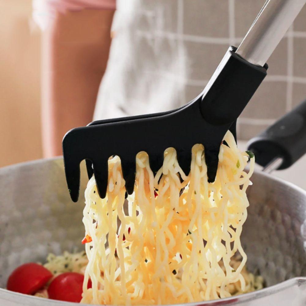 Non-slip Spaghetti Tong Silicone Head Salad Clip Kitchen Accessories Pasta Clip  Barbecue