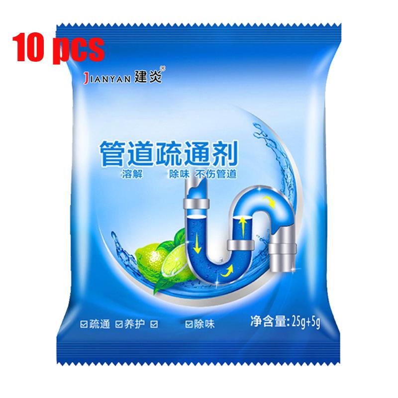 1/3/5/10/20 Pcs Pipe Unblocking Dissolving Powder Drain Cleaners Powder