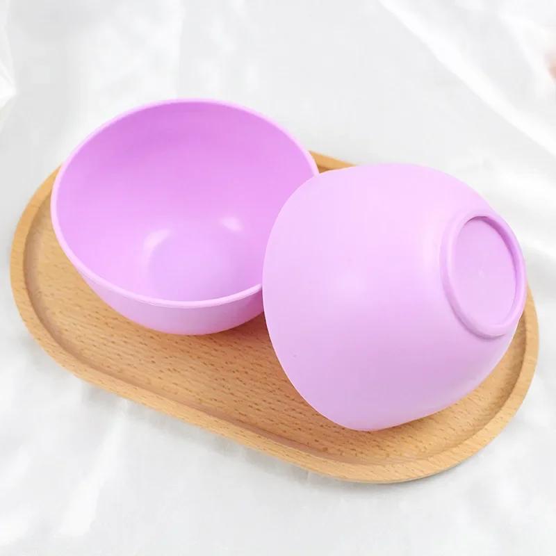 2pcs/set Silicone Mask Mud Essential Oil Bowl Mask Stick Face Mask Powder Mixing Bowl Spatula Masks Brush Skin Care Tools