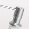 Durable 500ML Soap Dispenser for Kitchen Sink Black Silver Color Liquid Pump Bottle with Stainless Steel Head and Hose