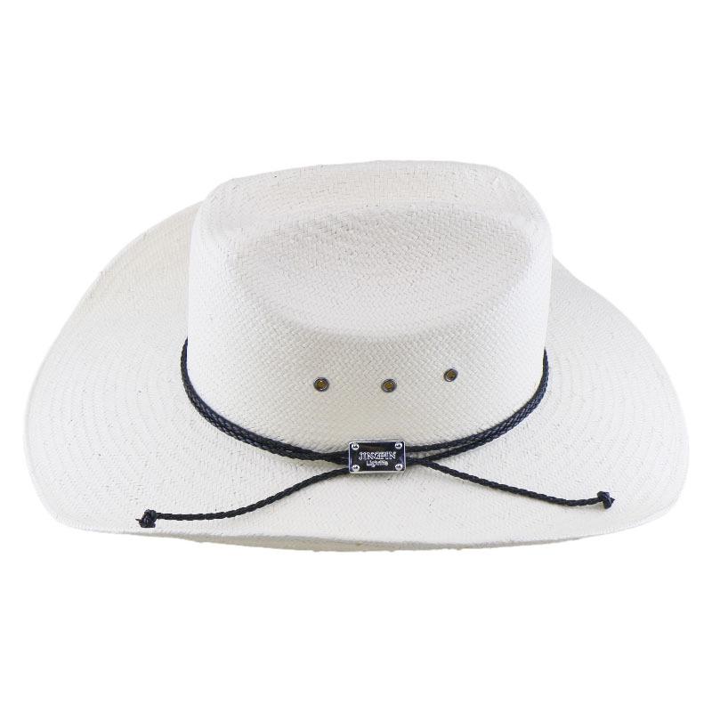 Hot-selling Eaby Stiff Version Five-point Straw Hat Knight Cowboy Hat Jazz Hat Rolled Brim Straw Hat
