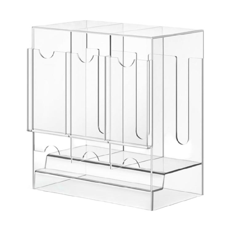 Sturdy ABS Trading Card Storage Container With Push Through Systems 3790₽
