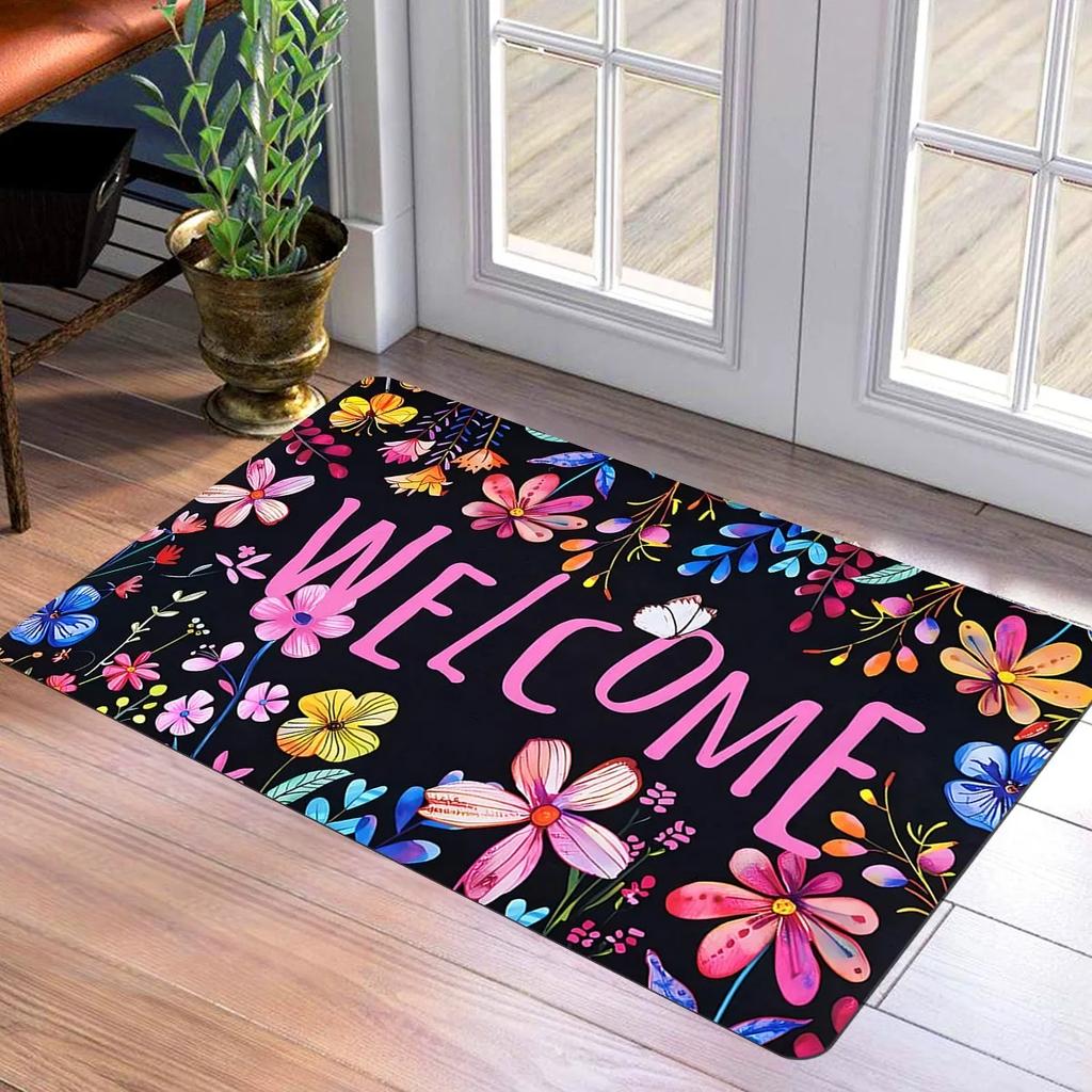 1PC Coffee Pattern Home Door Mats Kitchen Rugs Non-Slip Pop Design Living Room Rugs Bath Mat Carpet for Home Sink Laundry Decor