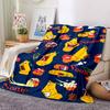 Customiz Name Personality Larva Blanket Soft &Warm Sofa Office Bed Travel Lunch Break Blanket, Gift Suitable All Seasons