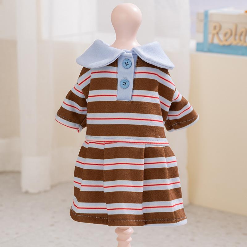 

1Pcs Spring and Summer Dog Dress with Stripes - Long Dress for Small Cats and Pet Dogs XXL