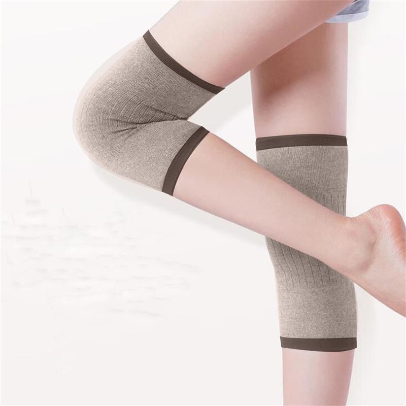 Cashmere and Wool Blend Knee Support for Men and Women - Lengthened Design for Cycling, Running, and Arthritis Prevention