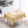 Eid Home Decoration Tablecloth Ramadan Arabic Calligraphy Muslim Decorative Tablecloth Waterproof and Stain-proof