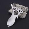 Jun Kaiwei Outdoor Multi-Tool Spoon Fork Bottle Opener Wrench