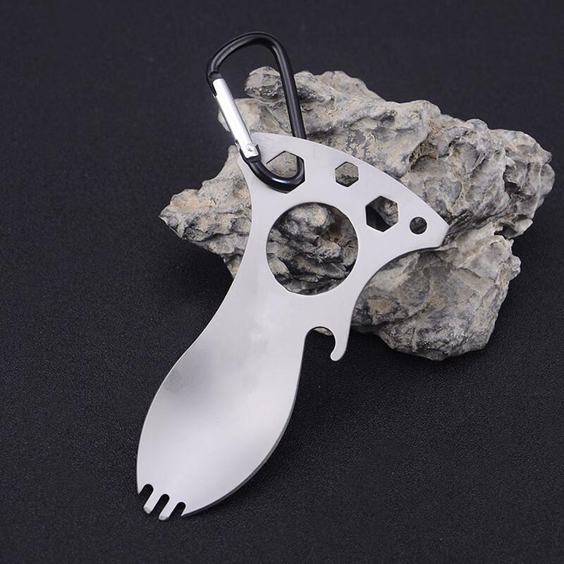Jun Kaiwei Outdoor Multi-Tool Spoon Fork Bottle Opener Wrench