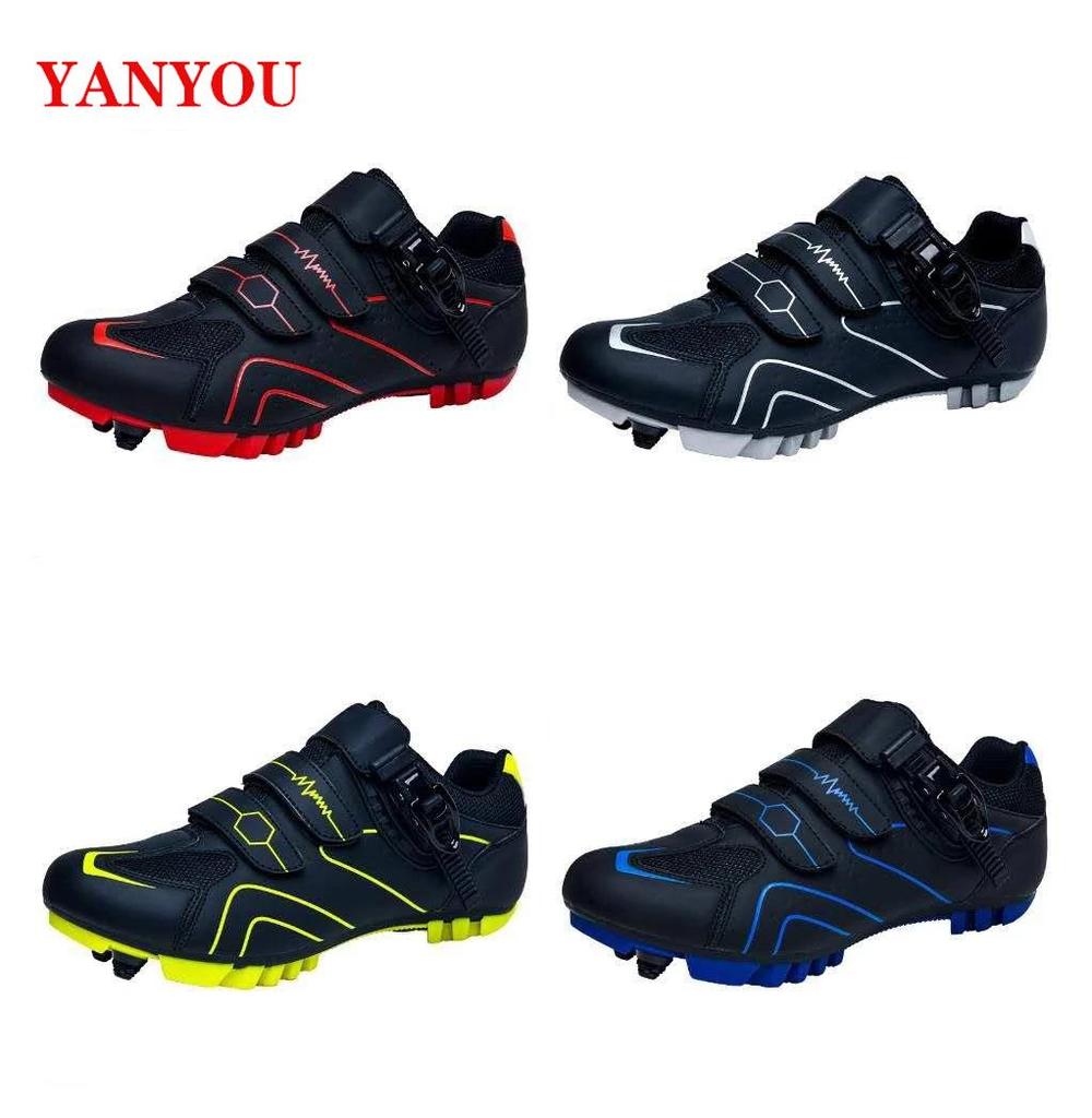 Unisex Reflective Cycling Lock Shoes for Road & Mountain Biking