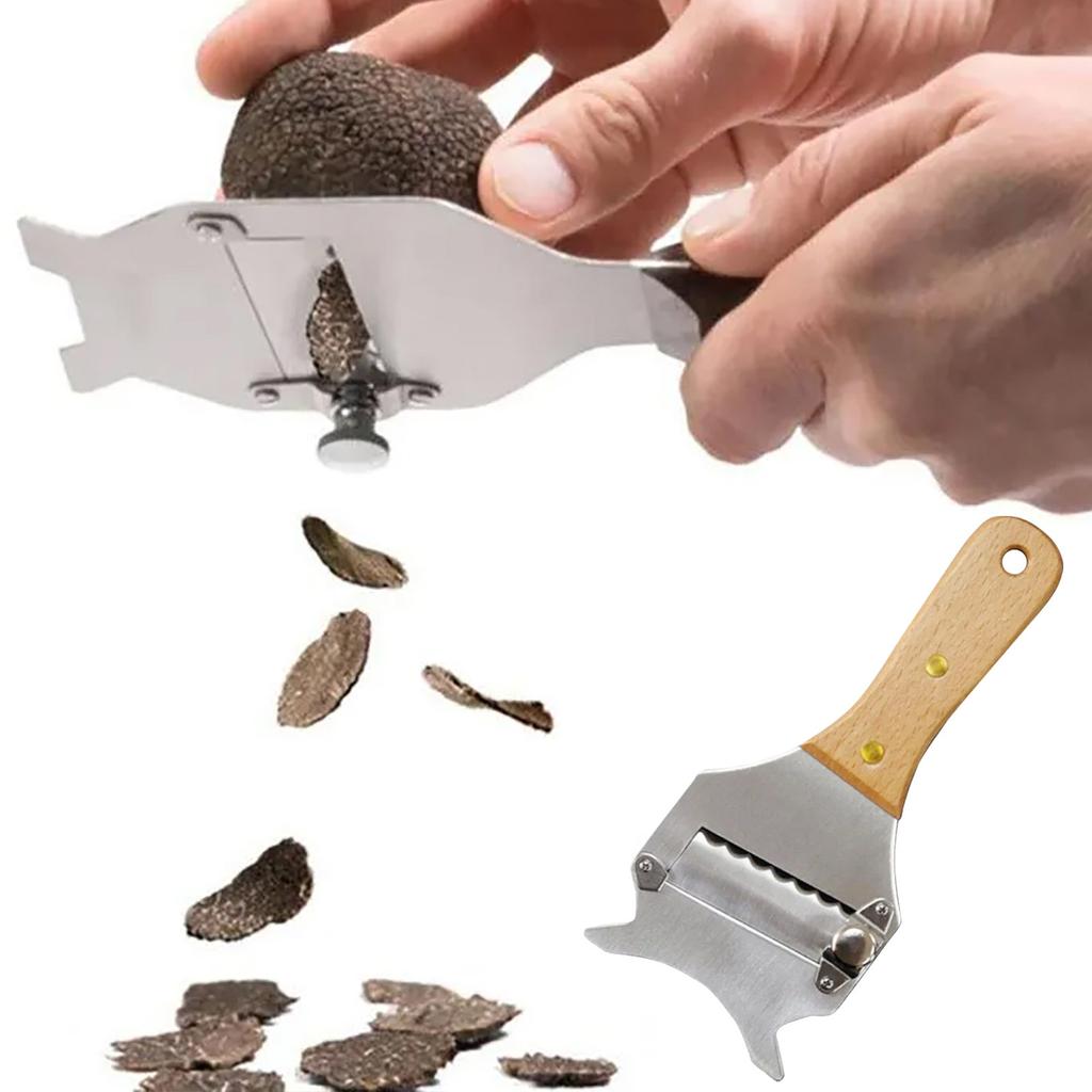 Edelstahlformer, Kuhförmiger Schokoladenformer, Gabelformiger Käseformer, Zahnförmiger Former, Küchenwerkzeug mit Holzgriff