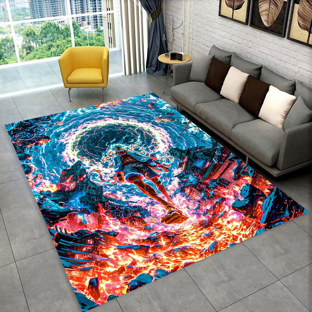 

One P-Piece Cartoon Anime Carpet Rug for Playroom Bedroom Living Room Sofa Home Decor,kids Game Area Rug Non-slip Floor Mat 40x60cm