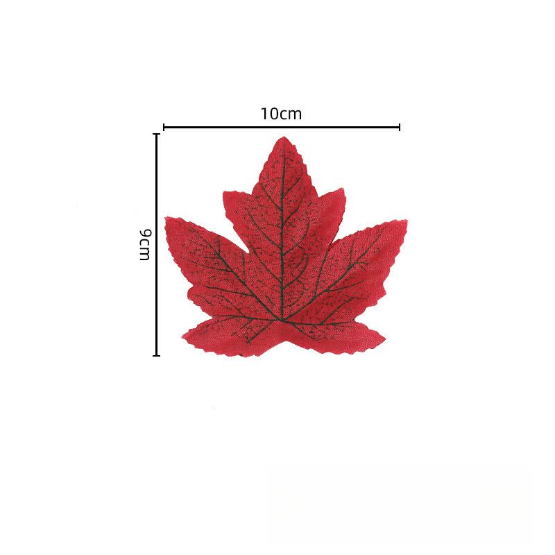 50 Pcs Fall Artificial Maple Leaves for Thanksgiving,Weddings Decorations,Festival Events