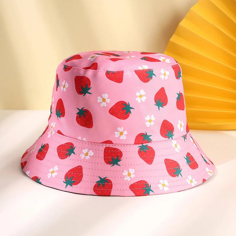 Fashion Cotton Street Graffiti Unisex Bucket Hat Outdoor Women 3D Printing Fisherman Caps Hip Hop For Men Sunscreen Panama Cap