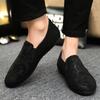 Fashion Male Shoe Low-Top Plus Size Slip-on Moccasin Sneakers Without Leather 2025 Trend Leisure Fashion High Quality Men's Casual Shoes