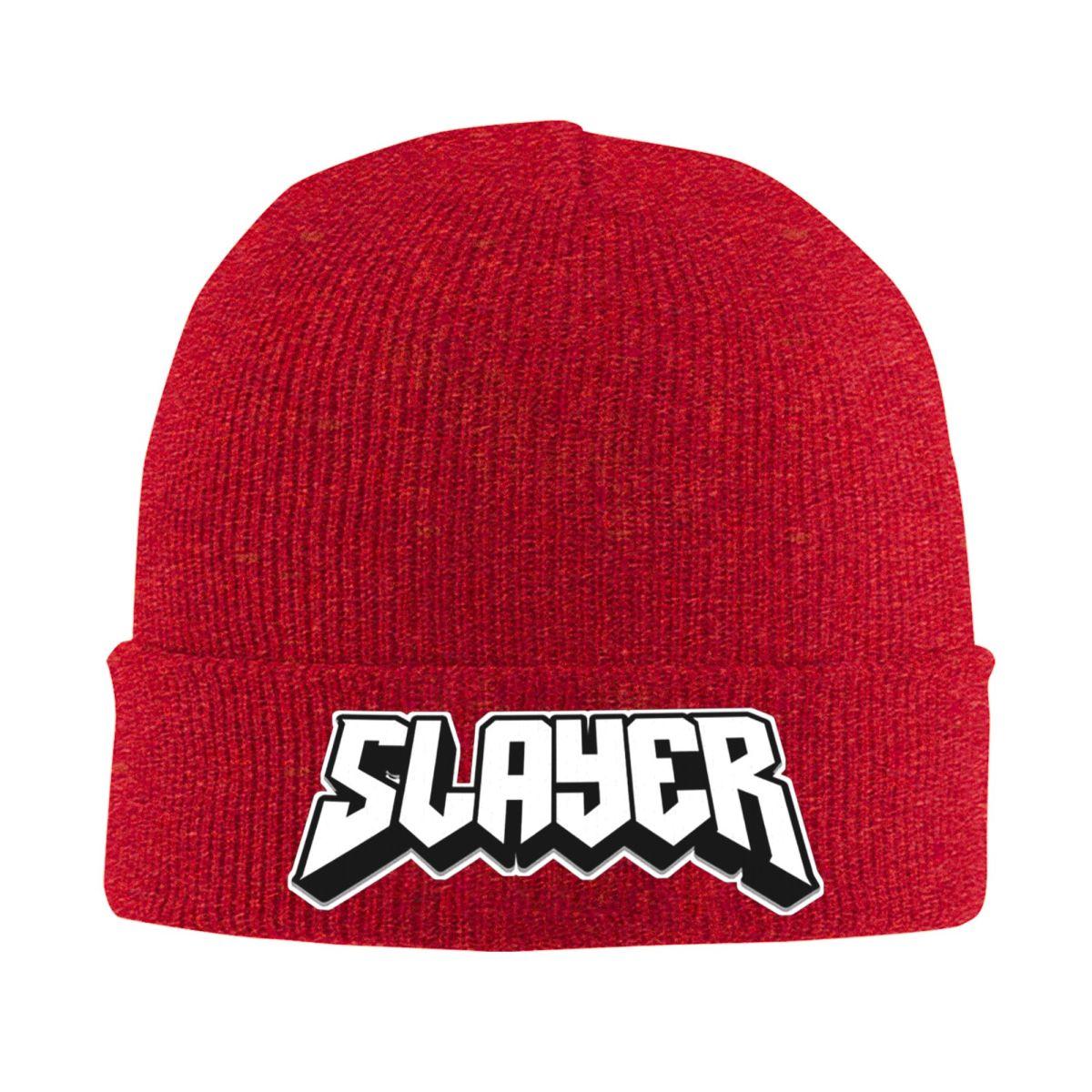 

Slayers Logo Warm Knitted Cap Hip Hop Bonnet Hat Autumn Winter Outdoor Beanies Hats for Unisex Adult One Size