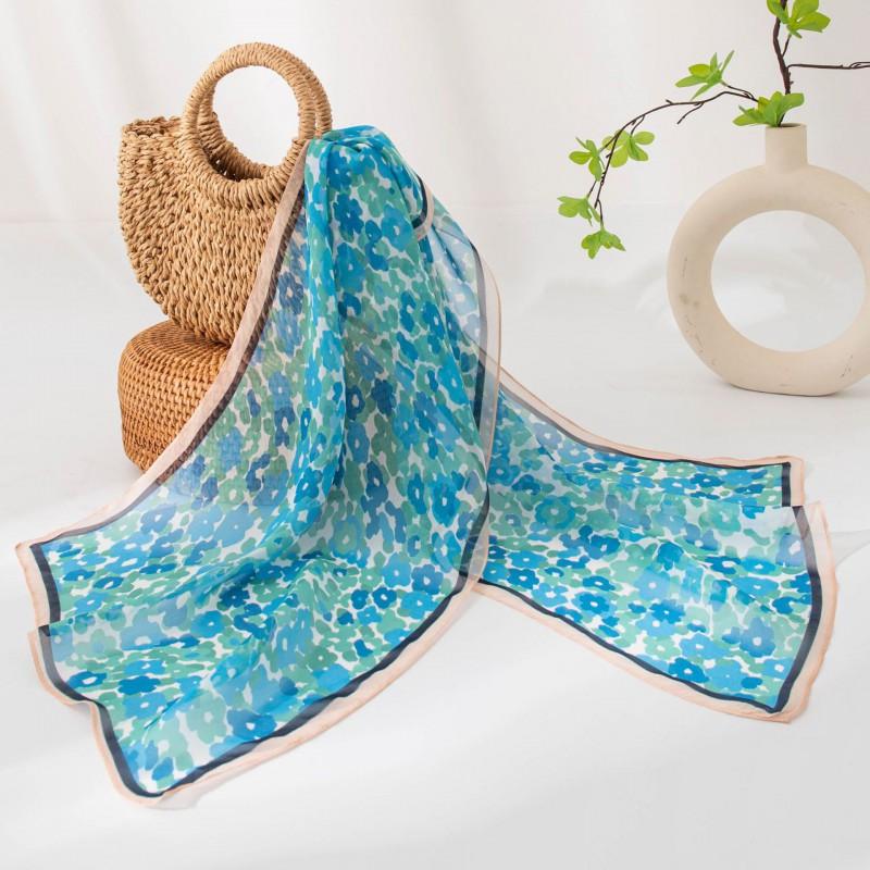 2025 Silk Scarf Shawl Sunscreen High-end Gift Versatile Decorative