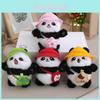 Schattige pluche panda sleutelhanger, zacht knuffeldier, rugzakhanger