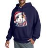Men's Hooded Sweatshirt, Contrasting Color Sweatshirt, Sports   Casual Jacket