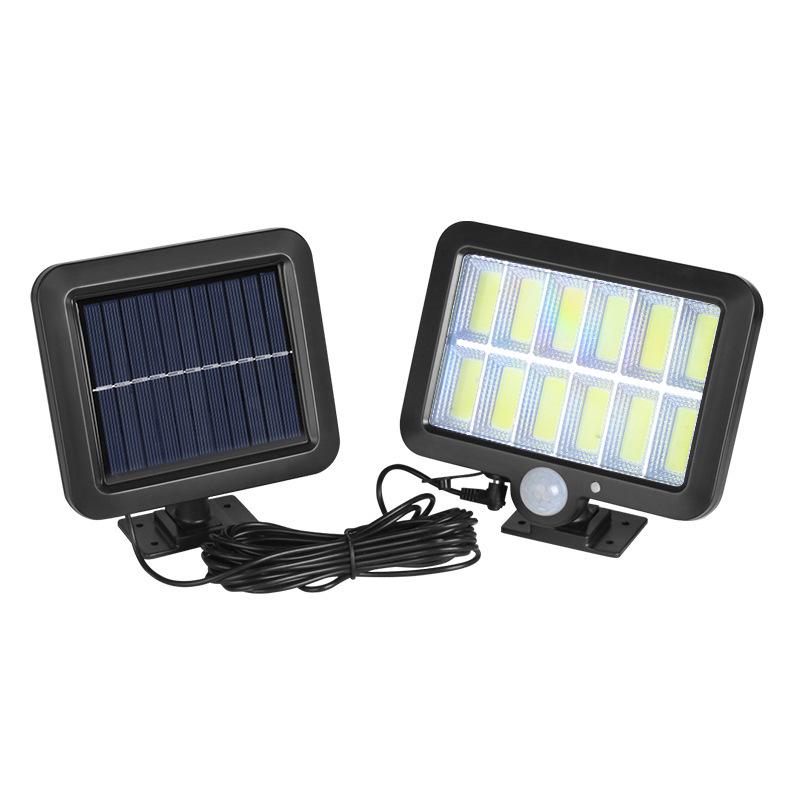 1PC Solar Human Body Induction Light Outdoor Split Garden Light Solar Charging Wall Light Garage Lighting Street Light