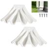 Yousheng Gutter Downspout Diverter Rain Gutter Disperser Gutter Downspout Extension for 3"x 4" And 3" X 2" Downspout Rainwater Dispersal