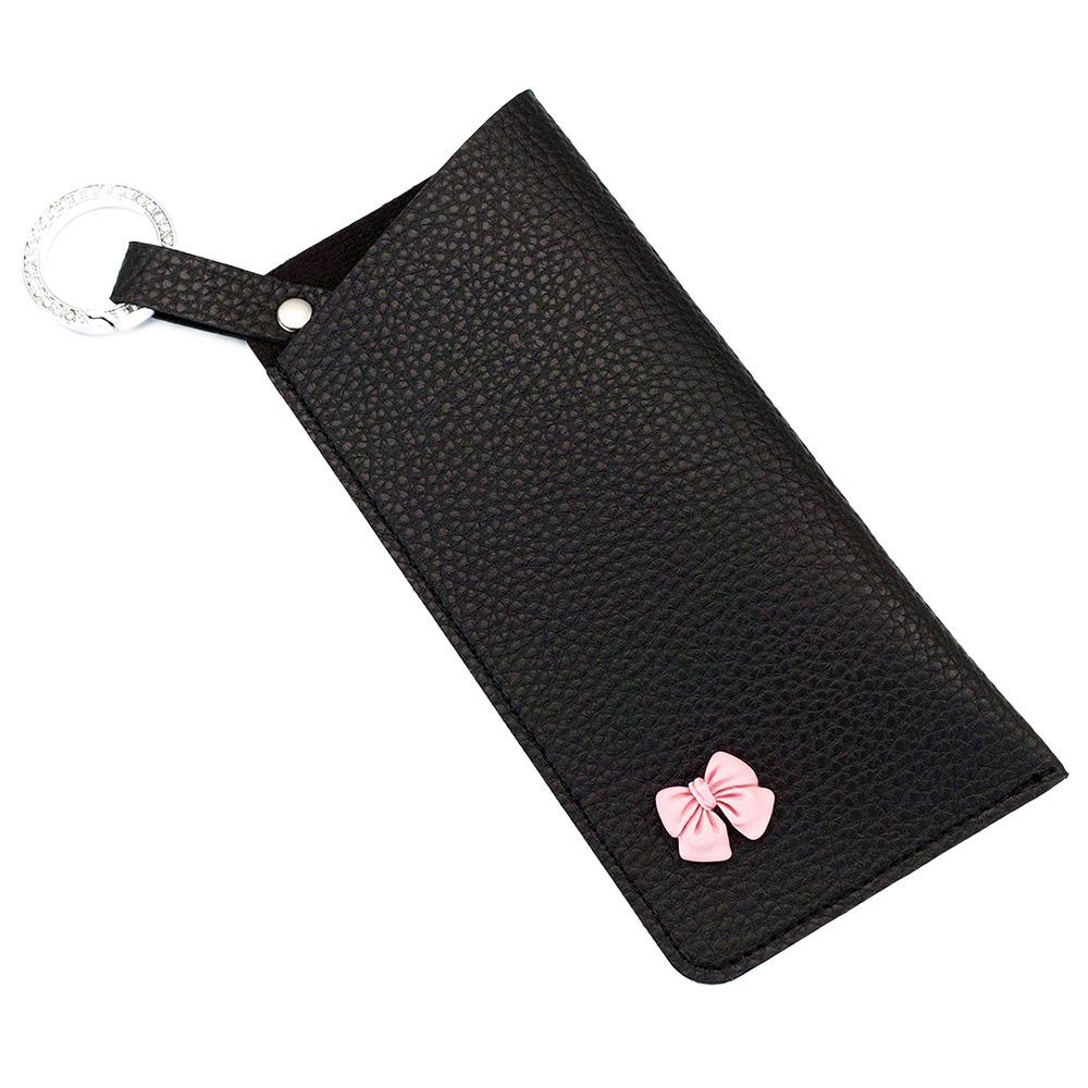 Solid Color Sunglasses Storage Bag with Keyring SunGlasses Holder  Eyewear Accessories