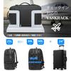 Coolbell Vacuum Compression Backpack, 60L Expandable, TSA Lock Travel Backpack, Waterproof and Dustproof, Large Capacity, Fits 17-inch Laptops,