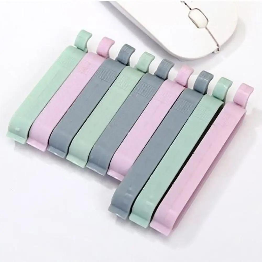 Portable 1 set of 12 Snack Sealing Clips Practical Solid Debris Bag Clips Household Plastic Sealing Clip Kitchen Bag