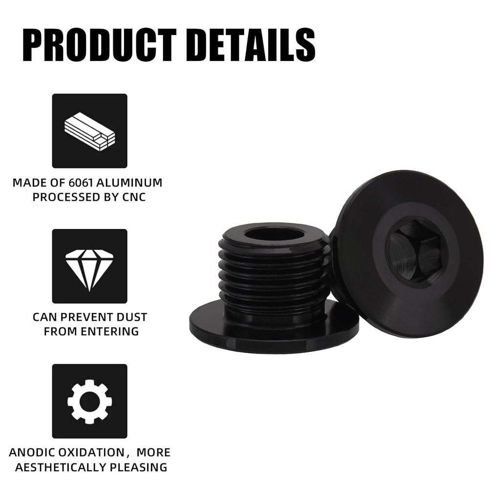 M16x1.5 Front Fork Axle Nut for Surron,Front Wheel Axle Nuts Screws for Dirt Bike Sur Ron Light Bee S/Light Bee X/Talaria Sting L1E/X160/X260 - Black