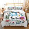 Bunny HD Bedding Set Teen King Bedding Set Children's Bed Down Duvet Cover Pillow Cover Bedding Set