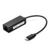 Dual Interface USB-C 3.0 to RJ45 Gigabit Ethernet Adapter for Laptops