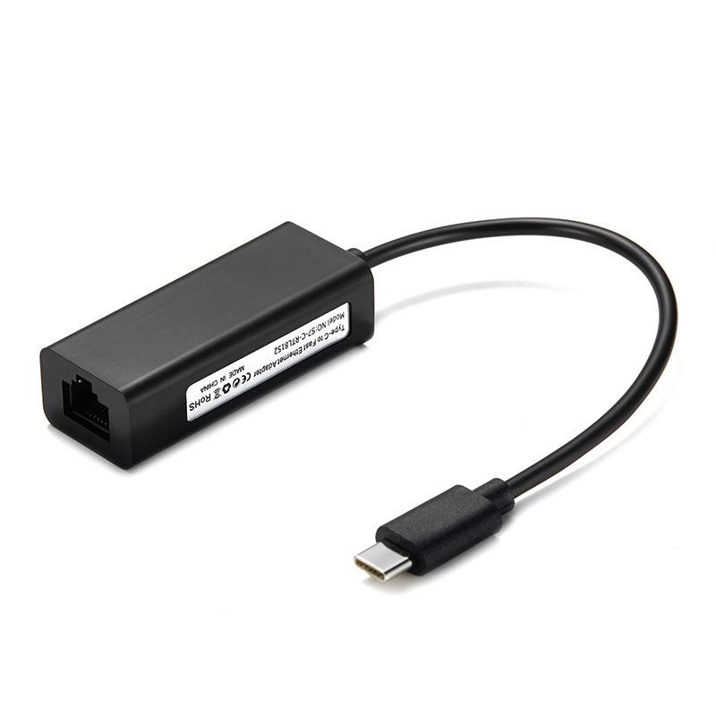 

Dual Interface USB-C 3.0 to RJ45 Gigabit Ethernet Adapter for Laptops