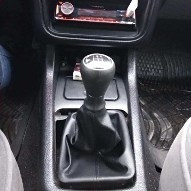Car Accessories 5 Speed Gear Shift Knob Shifter Lever Stick Gaiter Boot Cover For Peugeot 206 406 Manual