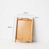 Bamboo Rectangular Serving Tray with Handles