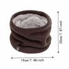 Warm Neck Gaiter Windproof Tube Scarf Unisex Knitted Scarf  Skiing