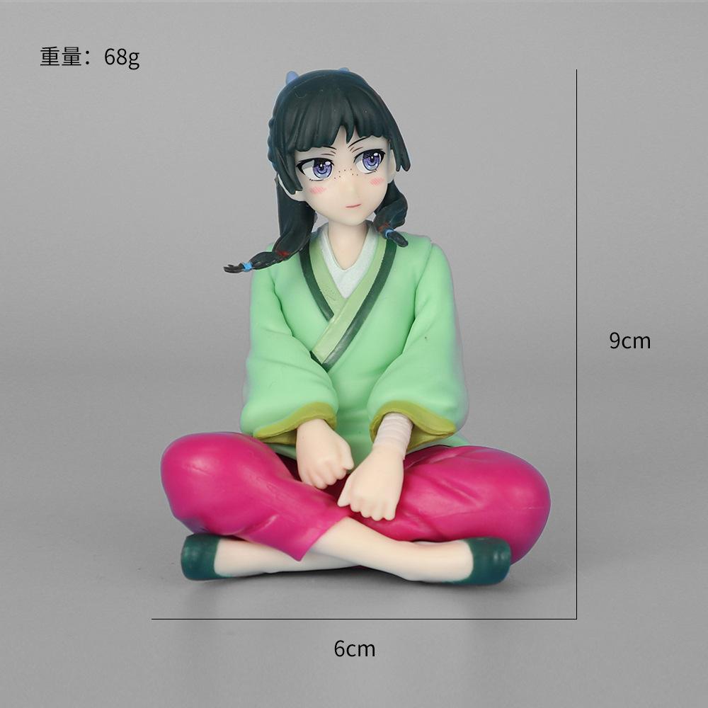 

Щоденники аптекаря Аніме Фігурки ПВХ Модель МаоМао та Стіл Мила Дівчинка Фігурки Іграшки Для Дітей Шанувальників Подарунок чорний