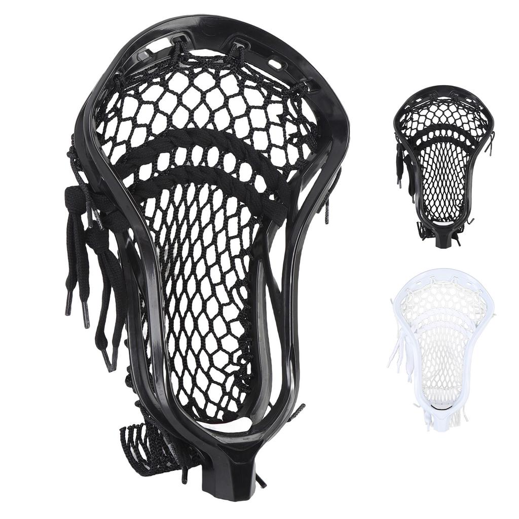 Lacrosse Schlägerkopf Trainingsausrüstung Nylon Bespannt Lacrosse Kopf Ersatz für Wettkampf Offens