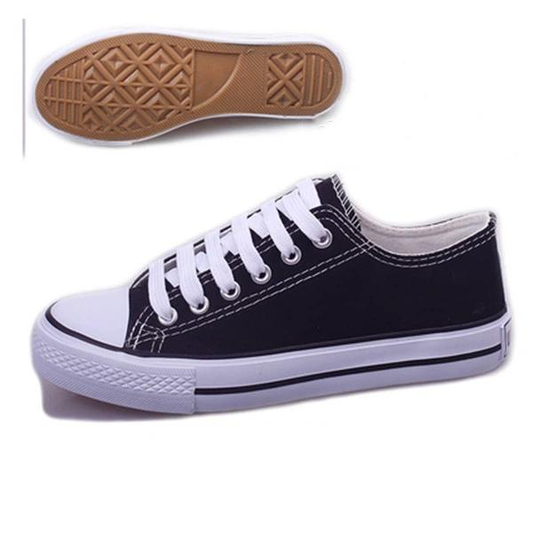 

Classic Women s Canvas Shoes, Breathable In Summer, Thin Casual And Trendy Student Shoes 35 чёрный