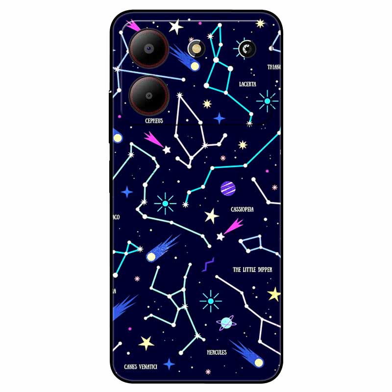 For ZTE Blade A54 4G Case Shockproof TPU Soft Silicone Phone Covers for ZTE Blade A 54 Funda Painted on for BladeA54 Luxury Capa