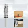 Compression Spiral Flush Trim Router Bit 12 Shank Carbide for Accurate Edge Routing on Wood Plastic and Laminate