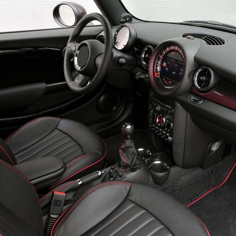 1Pair White Wing Mirror glass Heat For Mini Cooper R56 R57 R58 R59 R60 2007-2015