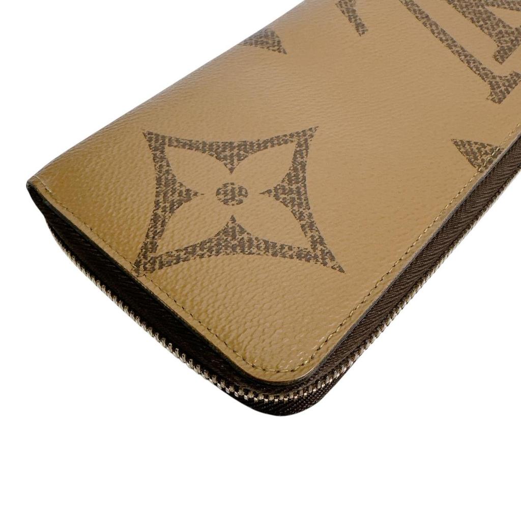 LOUIS VUITTON Giant reverse Zippy wallet Long Wallet purse Monogram M69353 Used