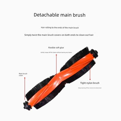 Equipped with Xiaomi Scan Mop Robot X20 +/X20 Plus Accessories Roll Side Brush Filter Screen Dust Bag Mop Cloth Consumables