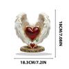 Exquisite Acrylic 2D Angel Home Ornament Office Desktop Living Room Decors Perfect Christmas New Year Gift for Friends