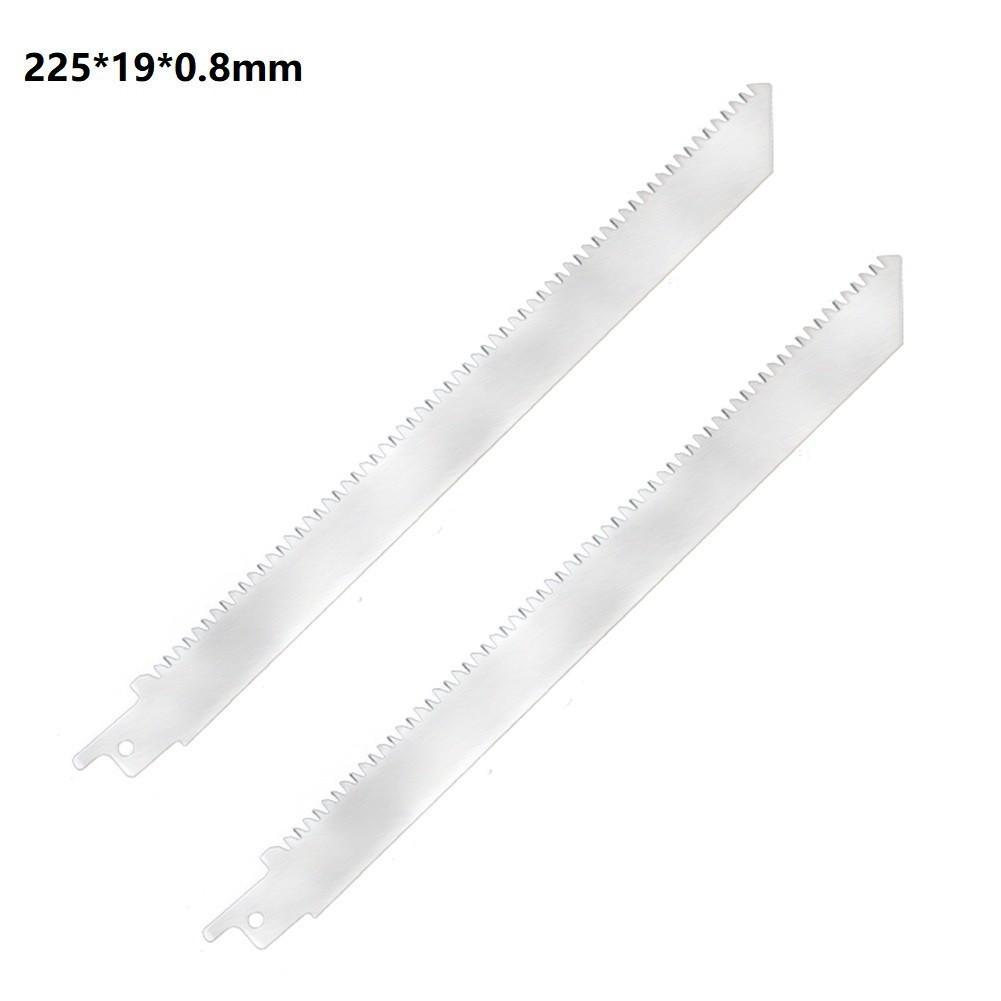 

2X A 225*19 мм нержавеющая сталь возвратно-поступательное полотно пилы для резки костей, мяса, дерева