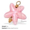 Xiaoqing Fresh Air Pendant Ocean Series Small Fish Sea Star-Shaped Ceramic Stainless Steel Gold-Plated Pendant Necklace