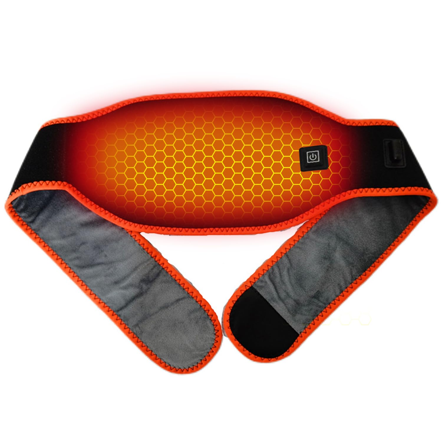 

низкая температура PENIOR Электрический пояс с подогревом и талия Электрический пояс Горячий живот Талия Высокая никелевая нагревательная сетка USB Один размер подходит Черный Высокий, средний,