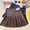 Girls' Pleated School Skirt - Autumn Collection, Versatile & Stylish.