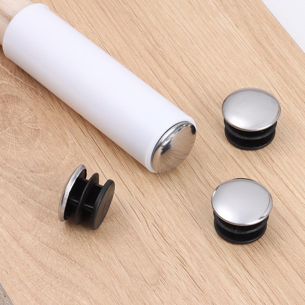 Durable Non-slip Pipe Inserts Plugs Blanking End Caps Steel Pipe Tube Dust Cover Furniture Leg Plug