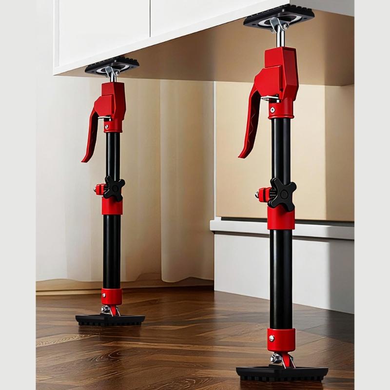 180 Degree Rotatable Heavy Duty Support Bracket with Nonslip Pad For Stable Cabinet Support Height Adjustable Design